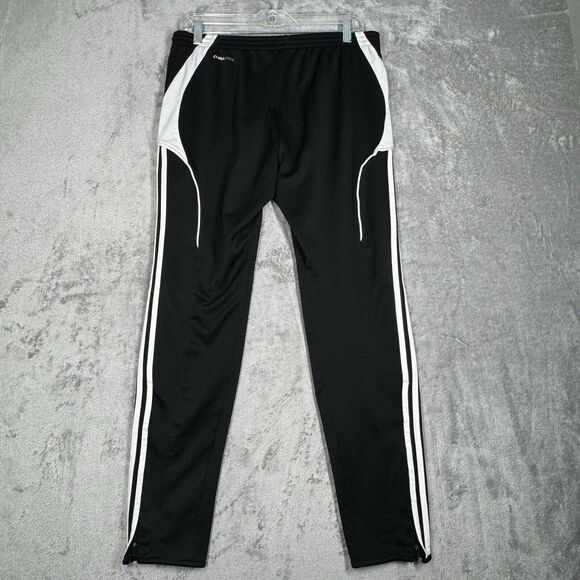 Adidas Pants Women Large Black Track Pants Lounge Climacool Workout Athleisure - Picture 3 of 9